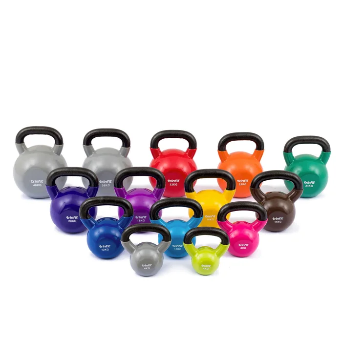TRINFIT Kettlebell kovový vinyl varianta 12 kg