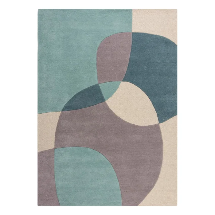 Modro-béžový vlněný koberec 230x160 cm Glow - Flair Rugs