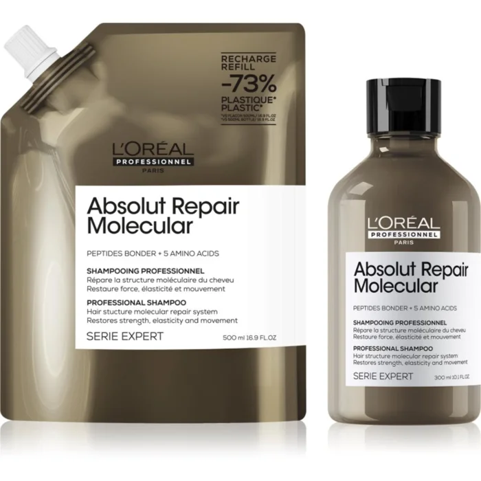 L’Oréal Professionnel Serie Expert Absolut Repair Molecular vorteilhafte Packung für beschädigtes Haar