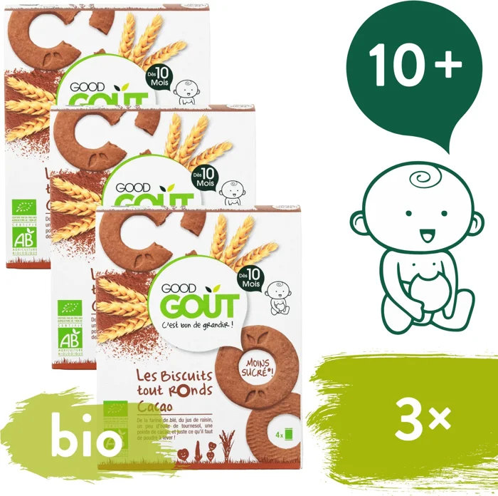 Good Gout BIO Kakaová kolečka 3× 70 g