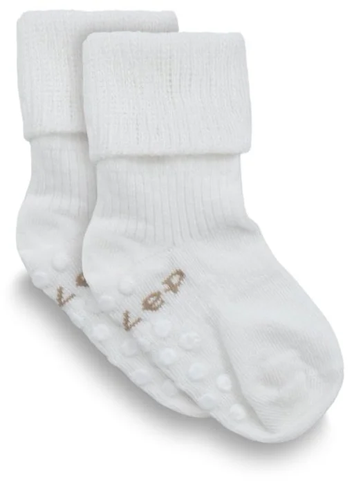 KipKep Stay-on-Socks ANTISLIP 18-24 m 1 pár Off White
