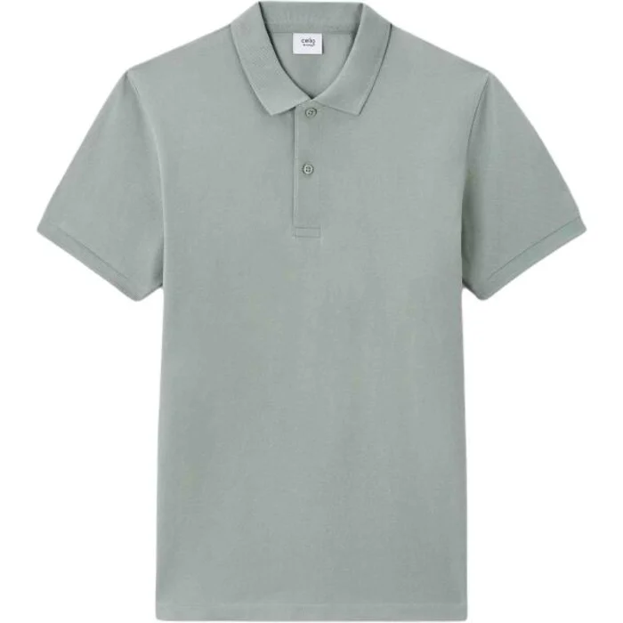CELIO TEONE Pánské polo triko, šedá, velikost