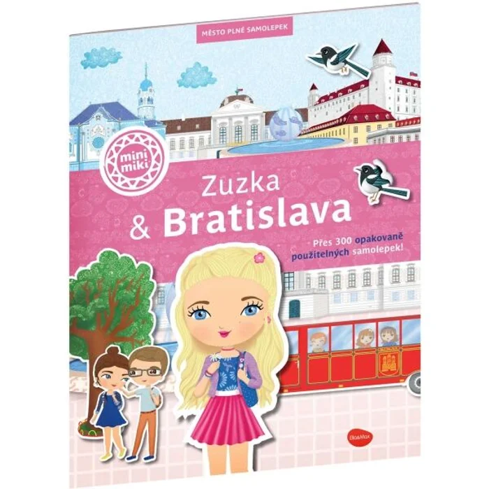 ELLA & MAX ZUZKA & BRATISLAVA Město plné samolepek, mix, velikost
