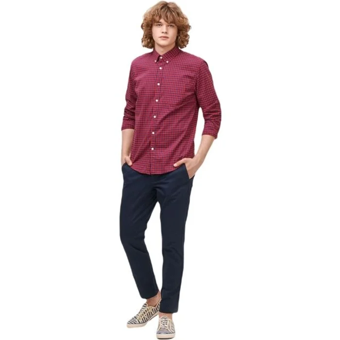 GAP V-ESSENTIAL Pánské kalhoty, tmavě modrá, velikost