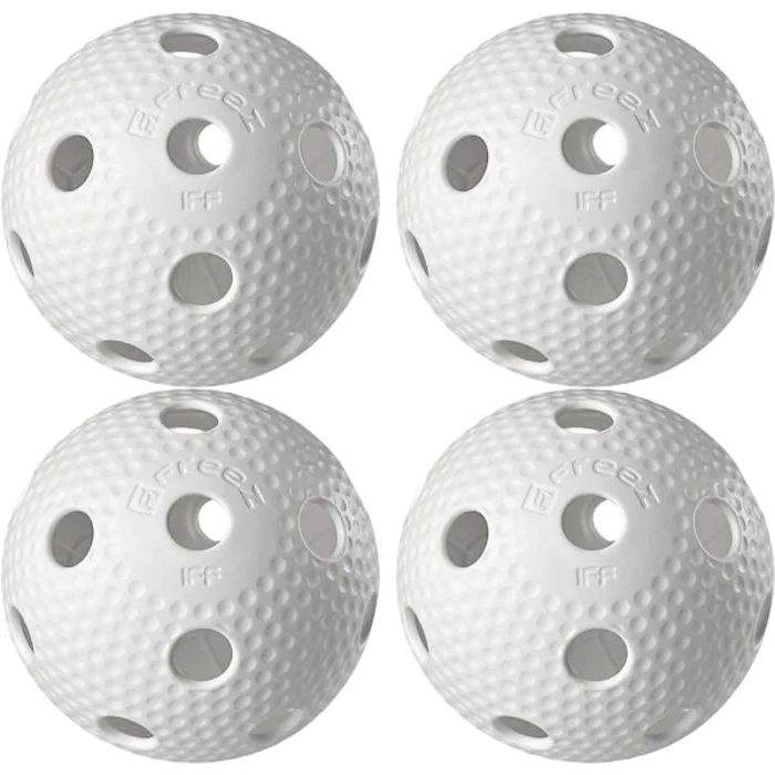 FREEZ PRIME TUBE 4 PCS Sada florbalových míčků, bílá, velikost