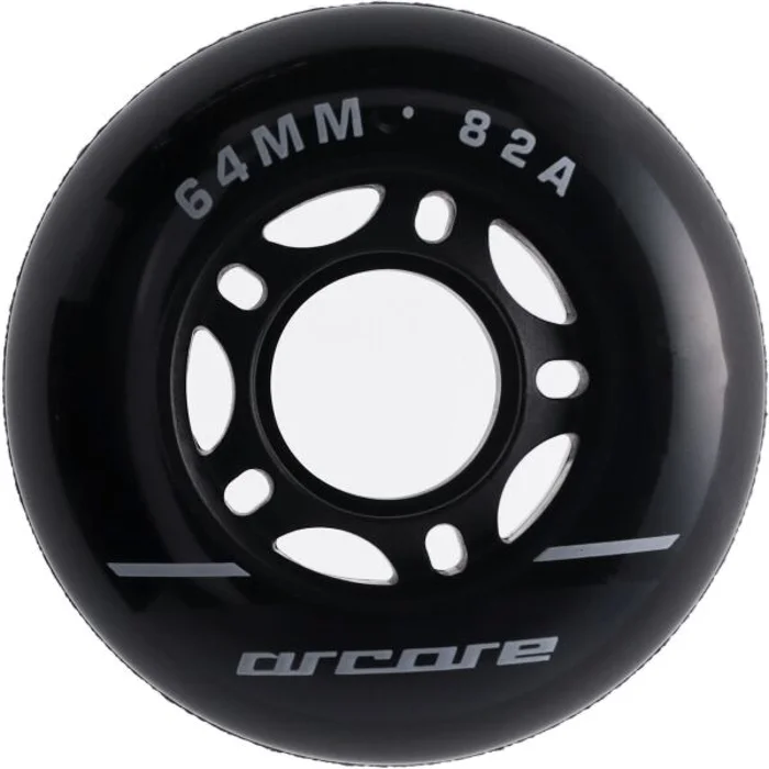Arcore INLINE WHEELS 4PACK 64-82A Inline kolečka, černá, velikost