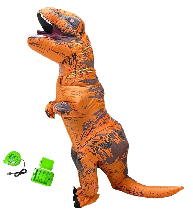 Funco Dětský kostým samonafukovací Dino T-Rex 122-134 cm