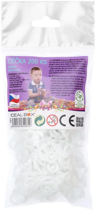 Ideal Box Céčka 200 ks - svítící, mix mnoha tvarů