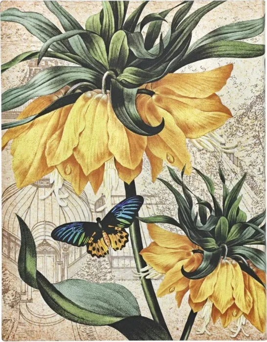 Zápisník Paperblanks - Golden Fritillaria - Ultra linkovaný