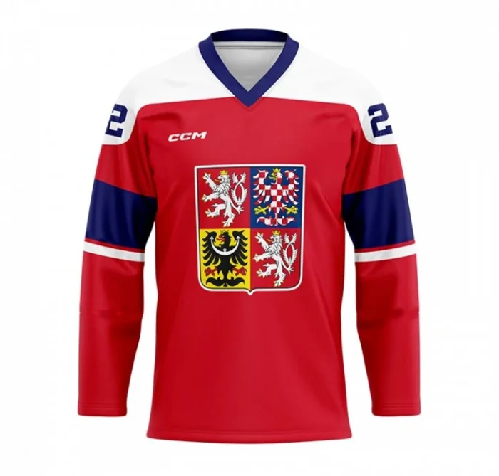 CCM Reprezentačný dres ZOH čevený bez reklám XL