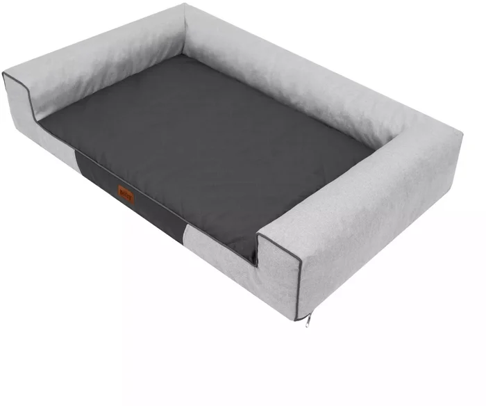 Hobby Dog Pelíšek pro psa Victoria světle šedý Ekolen, vel. XXL - 118 × 78 cm