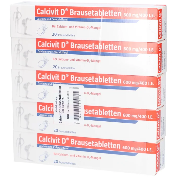 Calcivit D® Brausetabletten, 600 mg/400 I.E.