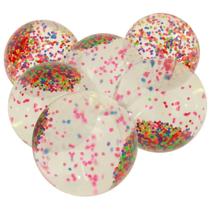 EduPlay Flummi-Ball Zauberkugel mit Konfetti