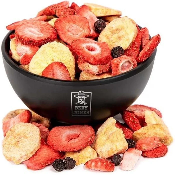 Bery Jones Směs lyofilizovaného ovoce - jahoda, banán a borůvka 100g