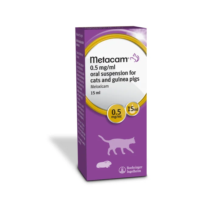 Metacam Oral Suspension for Cats and Guinea Pigs 0.5mg/ml